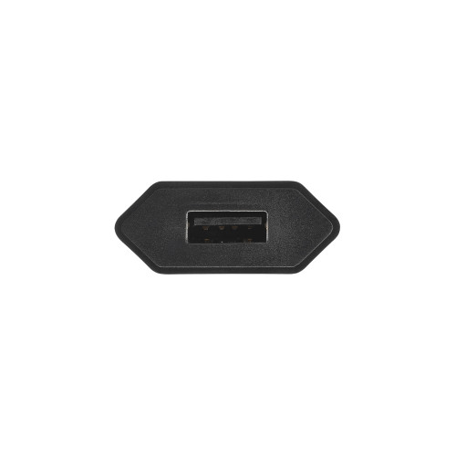 Сетевое зарядное устройство, СЗУ 2, 1 А, 1 USB, черный, TDM