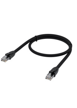 Greenconnect RJ45(m) - RJ45(m) Cat. 6 UTP  2м черный