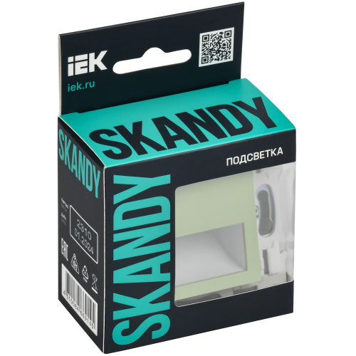 SKANDY Подсветка LED встраиваемая SK-L01G мятный IEK SKANDY Подсветка LED встраиваемая SK-L01G мятный IEK