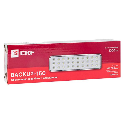 Светильник аккумуляторный BACKUP-150 LUMA EKF Светильник аккумуляторный BACKUP-150 LUMA EKF