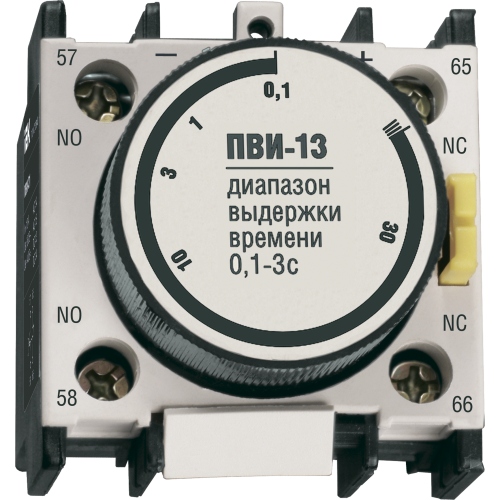 Приставка ПВИ-13 задержка на включение 0,1-3сек 1NO+1NC IEK