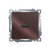 Розетка HDMI 2.1, Type A (механизм), STEKKER GLS00-7118-04, серия Катрин, шоколад Розетка HDMI 2.1, Type A (механизм), STEKKER GLS00-7118-04, серия Катрин, шоколад
