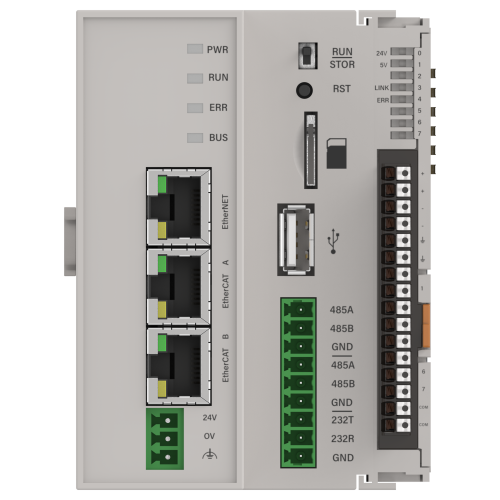 ПЛК 250 Модуль ЦПУ 8 входов интерфейсы RS232 RS485 Ethernet EtherCAT USB SD-Card 24В DC CDS ONI ПЛК 250 Модуль ЦПУ 8 входов интерфейсы RS232 RS485 Ethernet EtherCAT USB SD-Card 24В DC CDS ONI