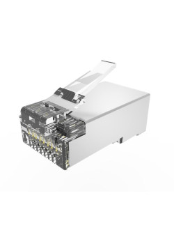 Коннектор RJ-45(8P8C) кат.6 экранированный универсальный TOKOV Eletrcic TKE-CNR-623-STP