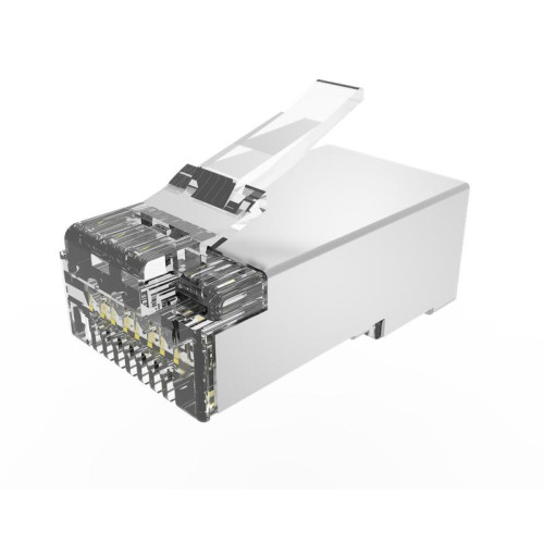 Коннектор RJ-45(8P8C) кат.6 экранированный универсальный TOKOV Eletrcic TKE-CNR-623-STP