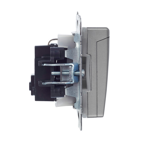 BRITE Розетка 1-местная с заземлением с защитными шторками и крышкой 16А IP44 РСбш10-3-44-БрС сталь IEK BRITE Розетка 1-местная с заземлением с защитными шторками и крышкой 16А IP44 РСбш10-3-44-БрС сталь IEK