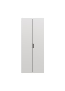Дверь сплошная двухстворчатая для IT-CQE 2000 x 600 RAL7035