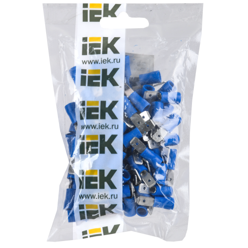 Разъем РпИп 2-5-0,8 плоский (100шт/упак) IEK