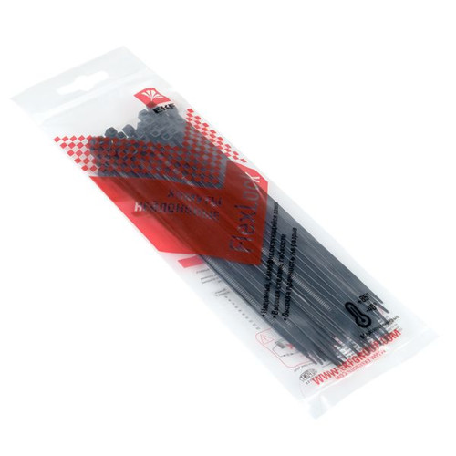Хомут P6.6 стандартный (ч), 2.5x150 (50шт) FlexLock