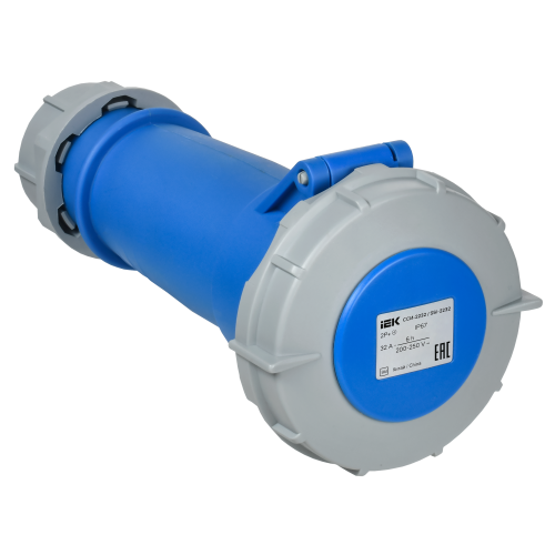 Розетка переносная ССИ-2232 32А-6ч 220В 2P+PE IP67 IEK