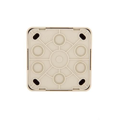 Розетка 1-м ОП Viola 16А IP20 без заземл. крем. LEZARD 751-0300-121 Розетка 1-м ОП Viola 16А IP20 без заземл. крем. LEZARD 751-0300-121