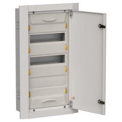 TITAN 5 Корпус металлический ЩРв-36 (1х36) 630х365х130мм IP31 серый (одна дверь) IEK