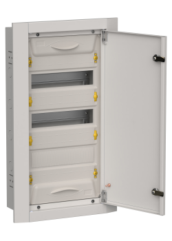 TITAN 5 Корпус металлический ЩРв-36 (1х36) 630х365х130мм IP31 серый (одна дверь) IEK