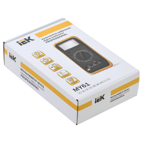 Мультиметр цифровой PROFESSIONAL MY61 IEK Мультиметр цифровой PROFESSIONAL MY61 IEK