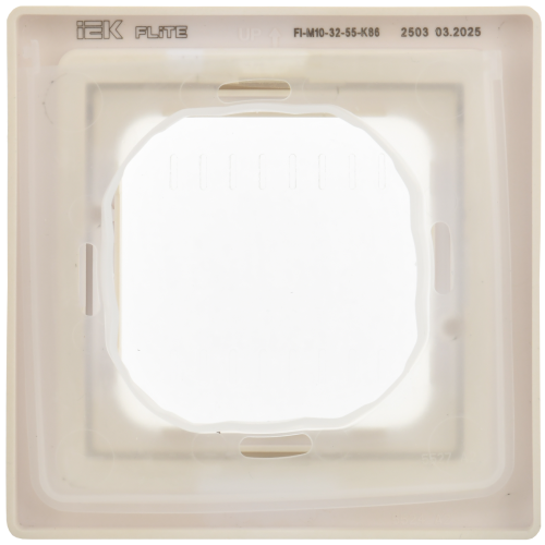 FLITE Рамка 1-местная IP55 Рпро-1-55-ФлСл сливочный IEK FLITE Рамка 1-местная IP55 Рпро-1-55-ФлСл сливочный IEK