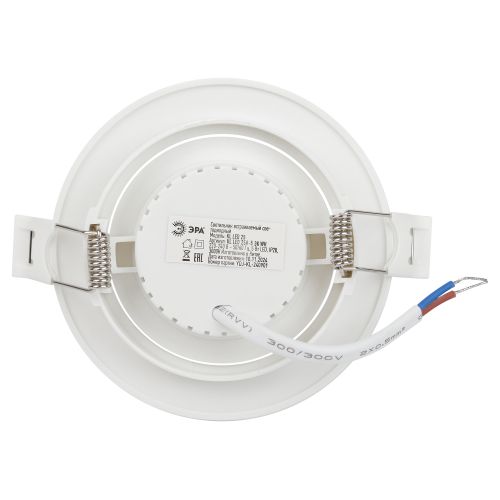 Светильник светодиодный KLLED 25A-5 3K WH 5Вт 3000К круглый поворотн. встраив. бел. Эра Б0068128