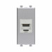 Компьютерная розетка RJ-45 без шторки модульная, кат.6А экранированная, Avanti, закаленная сталь, 1 модуль Компьютерная розетка RJ-45 без шторки модульная, кат.6А экранированная, Avanti, закаленная сталь, 1 модуль