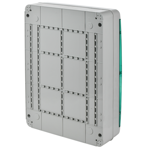 TEKFOR Корпус пластиковый КМПн-54 IP65 зеленая прозрачная дверь IEK TEKFOR Корпус пластиковый КМПн-54 IP65 зеленая прозрачная дверь IEK
