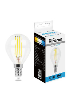 Лампа светодиодная Feron LB-509 Шарик E14 9W 230V 6400K