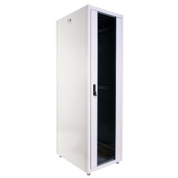Шкаф коммутационный ЦМО (ШТК-Э-42.6.8-44АА) напольный 42U 600x800мм пер.дв.перфор. задн.дв.перфор. 2 бок.пан. направл.под закл.гайки 710кг серый 715мм 87кг 180град. 1987мм IP20 сталь