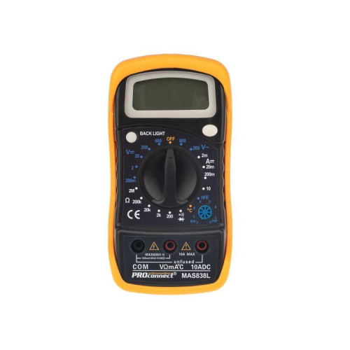 Мультиметр портативный MAS838L (DT858L) PROCONNECT 13-3022 Мультиметр портативный MAS838L (DT858L) PROCONNECT 13-3022