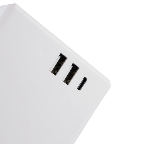 HM10-41-01 Удлинитель 3-местный с/з, 3x1мм2, 1.5м, 250В, 16А, 2USB+1С, 5V 3,1А, серия Comfort, белый