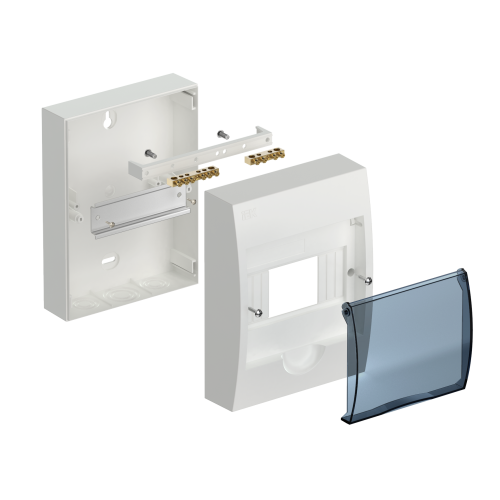 KREPTA 3 Корпус пластиковый ЩРН-П-6 IP41 белый IEK KREPTA 3 Корпус пластиковый ЩРН-П-6 IP41 белый IEK