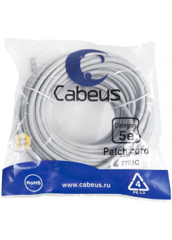 Cabeus PC-UTP-RJ45-CAT.5E-20M