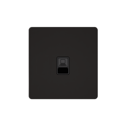 Systeme Infinity, Розетка информационная С/У RJ-45 кат.5e, Полярная ночь Systeme Infinity, Розетка информационная С/У RJ-45 кат.5e, Полярная ночь