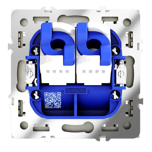 Розетка компьютерная 2-м СП S70 RJ45 + RJ45 кат.6 механизм шелк Voltum VLS060204 Розетка компьютерная 2-м СП S70 RJ45 + RJ45 кат.6 механизм шелк Voltum VLS060204