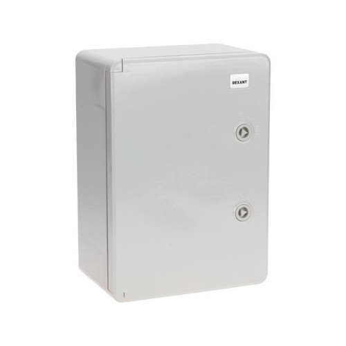 Корпус пластиковый ЩМПп 350х250х150 с монтажной панелью ABS УХЛ1 IP65 Rexant 11-0401