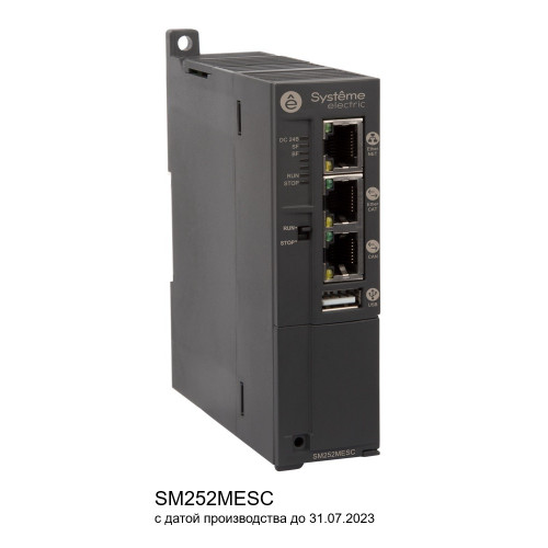 Контроллер, Ethernet Ethernet/EtherCAT CANopen 2RS485 Modbus OPCUAServer Codesys3.5SP18 SM252MESC