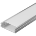 Профиль алюминиевый для светодиодной ленты 2406 встраиваемый трапециевидный 2м с комплектом аксессуаров (опал) IEK Профиль алюминиевый для светодиодной ленты 2406 встраиваемый трапециевидный 2м с комплектом аксессуаров (опал) IEK