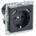 BRITE Розетка 1-местная с заземлением с защитными шторками 16А с USB A+A 5В 2,1А РЮш10-1-БрЧ черный IEK BRITE Розетка 1-местная с заземлением с защитными шторками 16А с USB A+A 5В 2,1А РЮш10-1-БрЧ черный IEK