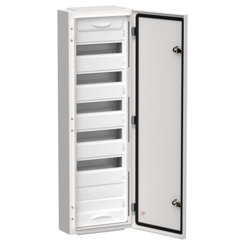 TITAN 5 Корпус металлический ЩРн-72 (1х72) 960х310х140мм IP54 белый (одна дверь) IEK