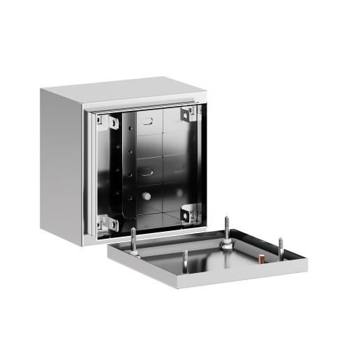 Корпус клеммный SDI из нержавеющей стали AISI304 ВxШxГ 150x150x120 мм, IP66 Корпус клеммный SDI из нержавеющей стали AISI304 ВxШxГ 150x150x120 мм, IP66