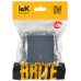 BRITE Выключатель 1-клавишный проходной с индикацией 10А ВС10-1-7-БрМ маренго IEK BRITE Выключатель 1-клавишный проходной с индикацией 10А ВС10-1-7-БрМ маренго IEK