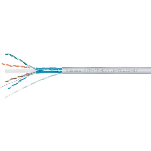 Cabeus FTP-4P-CAT.6-SOLID-GY