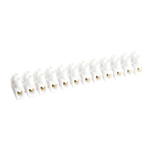 LD226-3A Зажим винтовой изолированный 450В, 3А, 12 пар, полипропилен DIY