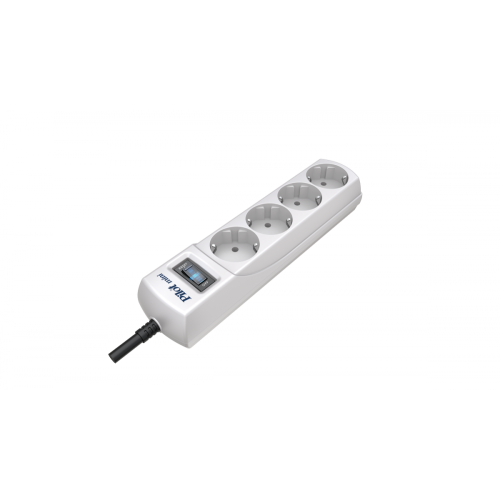 Сетевой фильтр Pilot Mini 4 розетки (евро с заземлением), 10А/2.2кВа, автомат, 10 м/ Surge protector Pilot Mini 4 euro outlets, 10A / 2.2kVt, automatic circuit-breaker, 10 m Сетевой фильтр Pilot Mini 4 розетки (евро с заземлением), 10А/2.2кВа, автомат, 10 м/ Surge protector Pilot Mini 4 euro outlets, 10A / 2.2kVt, automatic circuit-breaker, 10 m