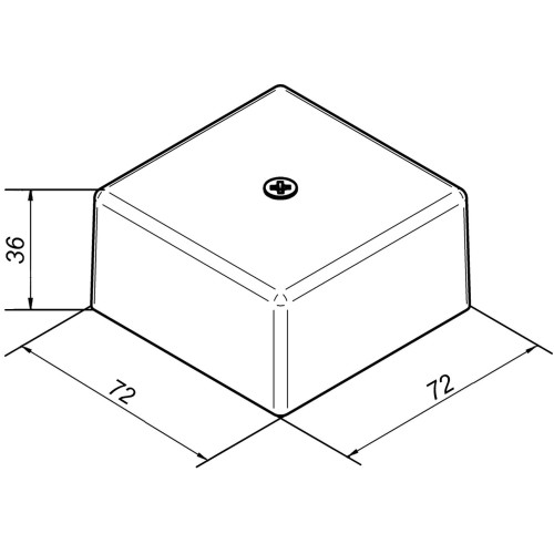 Коробка монтажная огнестойкая КМ-О(4к-6,0) - IP41