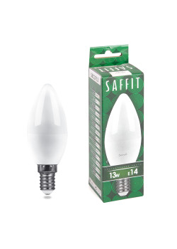 Лампа светодиодная SAFFIT SBC3713 Свеча E14 13W 230V 4000K