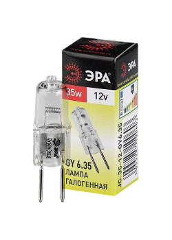 Лампа галогенная GY6.35-JC-35W-12V ЭРА C0027371