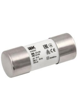 Вставка плавкая цилиндрическая ПВЦ 22х58 25А KARAT IEK MFL30-025
