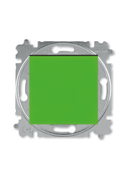 Переключатель 1-кл. СП Levit IP20 зел./дым. черн. ABB 2CHH590645A6067