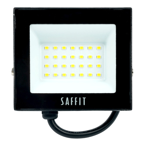 Светодиодный прожектор SAFFIT SFL90-30 IP65 30W 4000K черный Светодиодный прожектор SAFFIT SFL90-30 IP65 30W 4000K черный