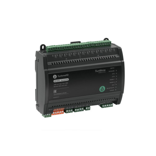 Контроллер SystemeHD, 6DI 8UI 3DO 2AO 2VO, 2Ethernet 2RS485 BACnet Modbus ~24В/=24В