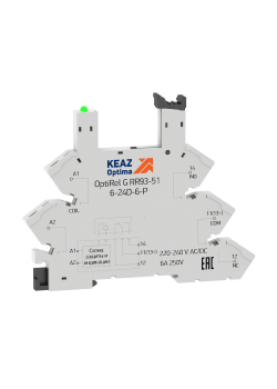 Розетка для реле OptiRel G RR93-51-12-24U-6-P