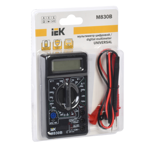 Мультиметр цифровой UNIVERSAL M830B IEK Мультиметр цифровой UNIVERSAL M830B IEK