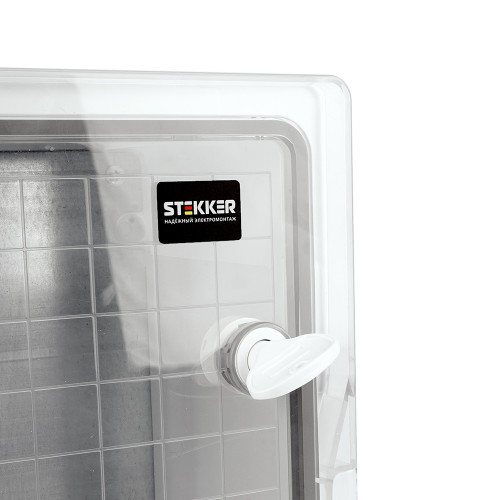 Корпус пластиковый ЩМПп STEKKER EBX60-6/06-65 IP65 c прозрачной дверью (400*300*165) пластик, серия ArcaWP65+ Корпус пластиковый ЩМПп STEKKER EBX60-6/06-65 IP65 c прозрачной дверью (400*300*165) пластик, серия ArcaWP65+
